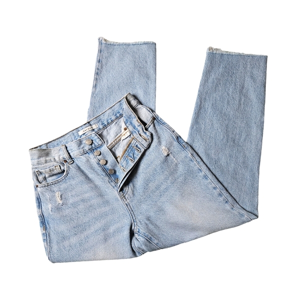 Pacsun Jeans, Size 25, Distressed Light Denim - Picture 1 of 9